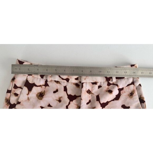 Banana Republic Women’s‎ Dressy Chino Shorts Pink Floral Size 0 Pockets Fairy - Picture 7 of 10